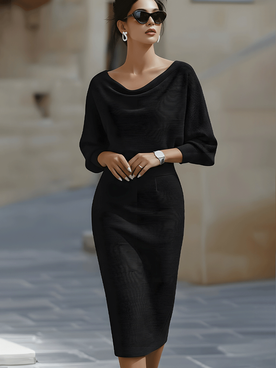 ELOWEN AINSLEY™ | LUXURIOUS MIDI DRESS