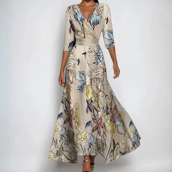 EMELIANA | LUXURY FLORAL DRESS