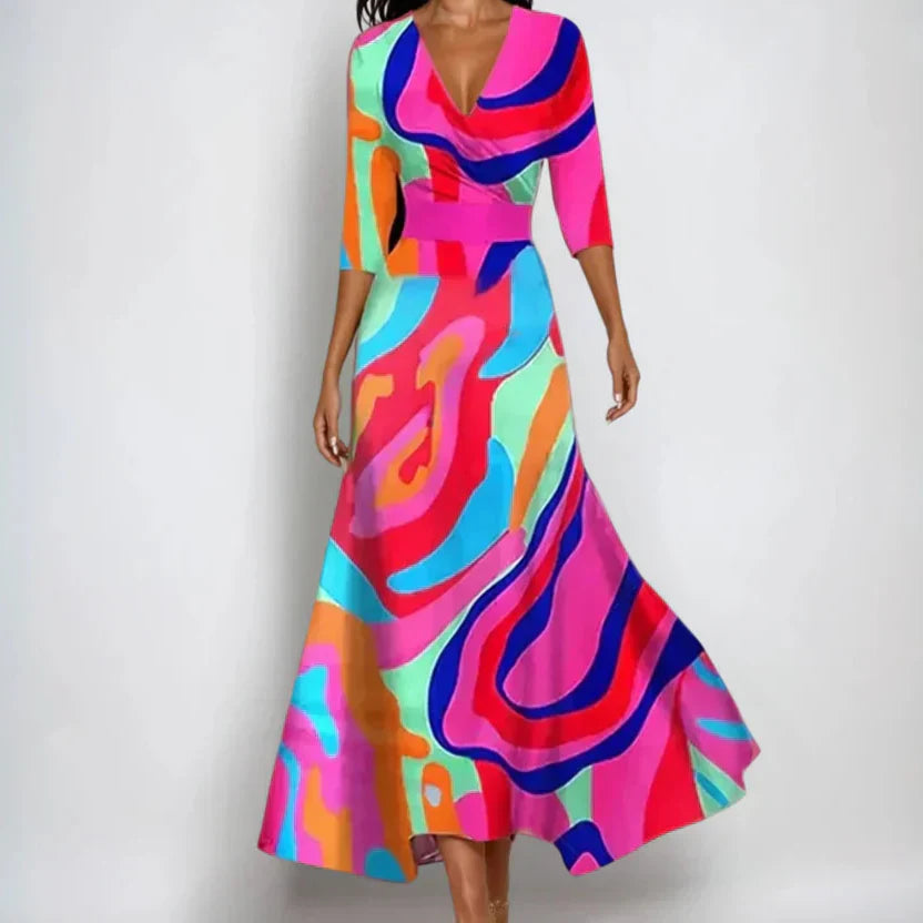 EMELIANA | LUXURY FLORAL DRESS