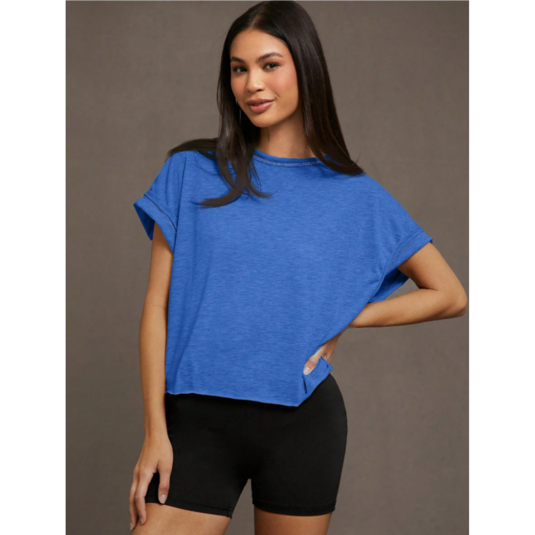 SEREIA™ - Everyday Cut Out Hemline Womenswear Top
