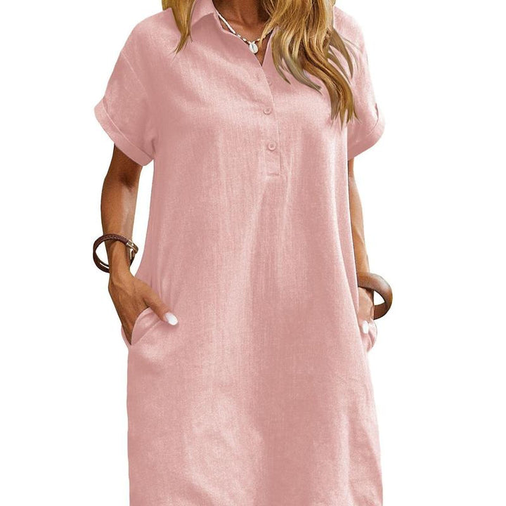 MAREN™ – Relaxed Short Sleeve Summer Dress