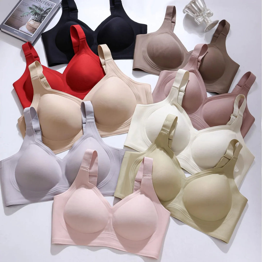 Comfortable Wireless Full Coverage Jelly Smoothing Bra