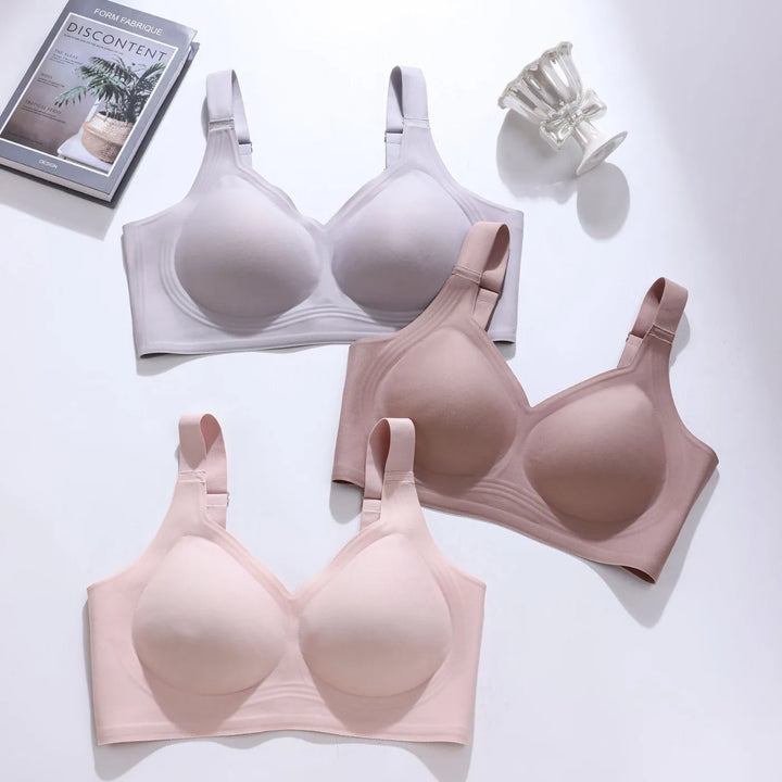 Comfortable Wireless Full Coverage Jelly Smoothing Bra