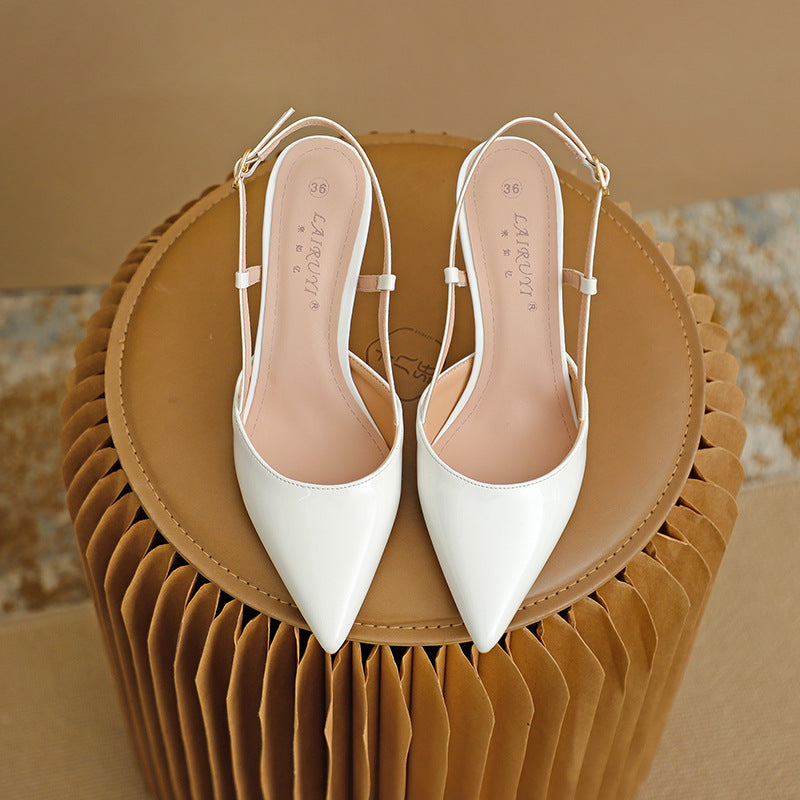 ZURI™ - Elegant Pointed Toe Adjustable Strap Stiletto