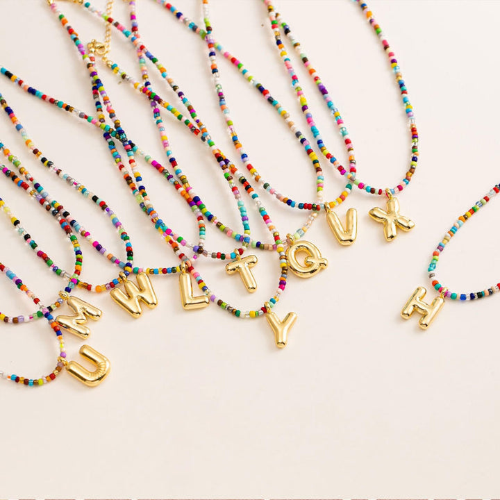 MACY™ - Colorful Bubble Letter Necklace
