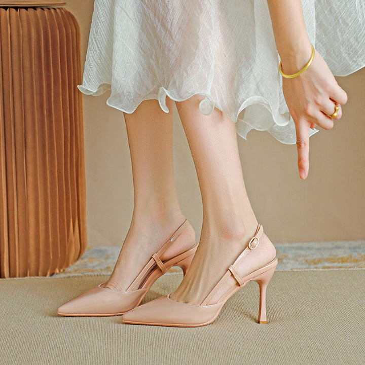 ZURI™ - Elegant Pointed Toe Adjustable Strap Stiletto