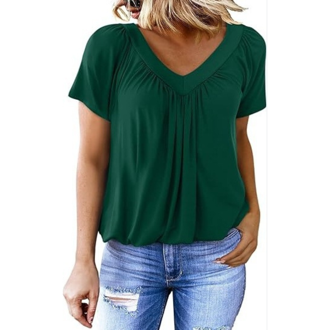 KATHLEEN™ - Casual V-Neck Top